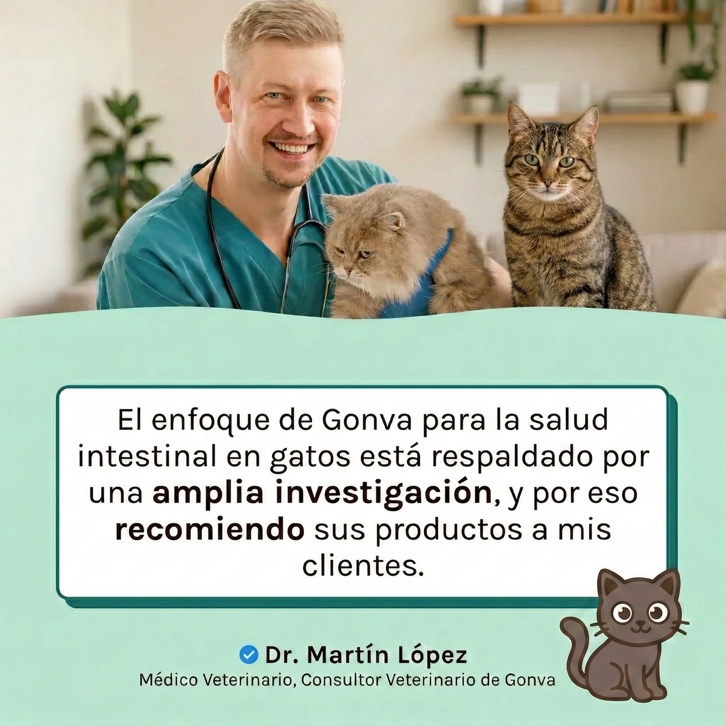 Gonva Probioticos para Gatos
